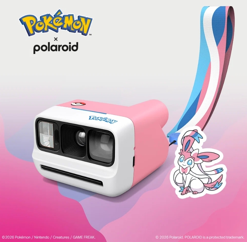 【Luxury】 Polaroid x Pokémon 聯名相機 精靈球與皮卡丘與仙子伊布造型拍立得相機 寶可夢相機底片相機