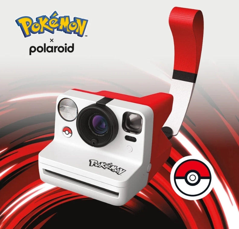 【Luxury】 Polaroid x Pokémon 聯名相機 精靈球與皮卡丘與仙子伊布造型拍立得相機 寶可夢相機底片相機