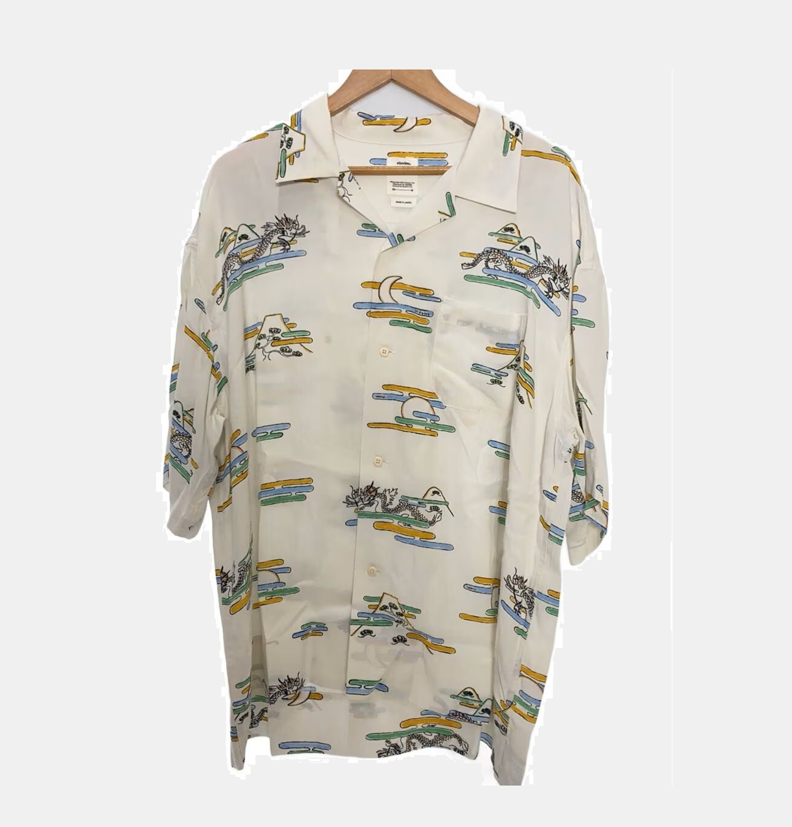 VISVIM COPA S/S SHIRT (( CONDITION: A )) 中古美品 - WHITE SIZE 4 PRE ORDER ITEM (預訂中)