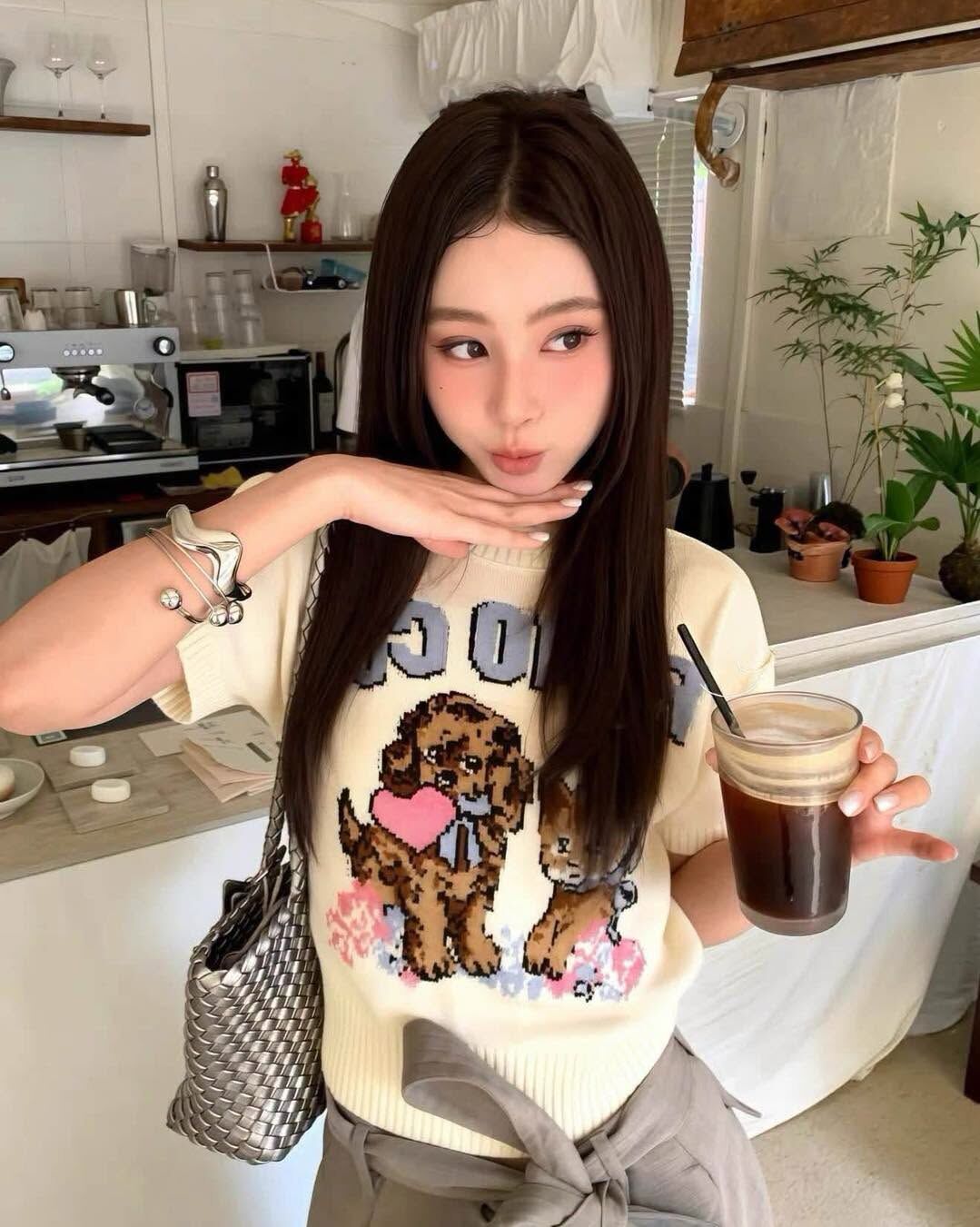 【可愛童趣狗狗貓咪設計針織上衣】(現貨)