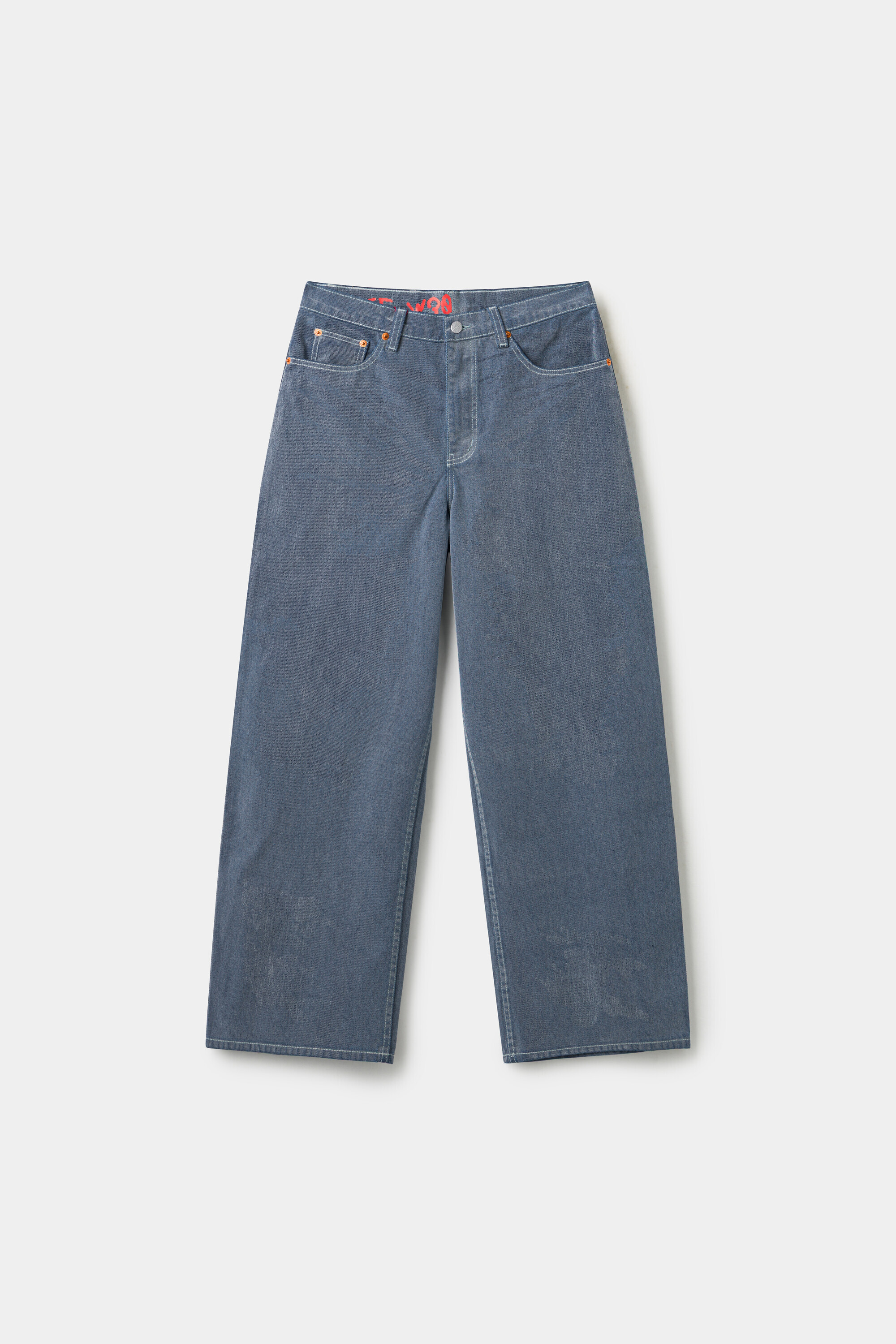 【Focus Store】現貨秒發 SSSTUFFF Flock Denim Pant ''Blue'' 絨毛丹寧 牛仔褲