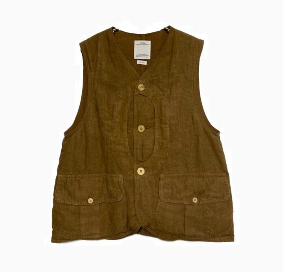 VISVIM GUSTO DOWN VEST (( USED A )) 中古美品 - LT. BROWN SIZE 2 PRE ORDER ITEM (預訂中)