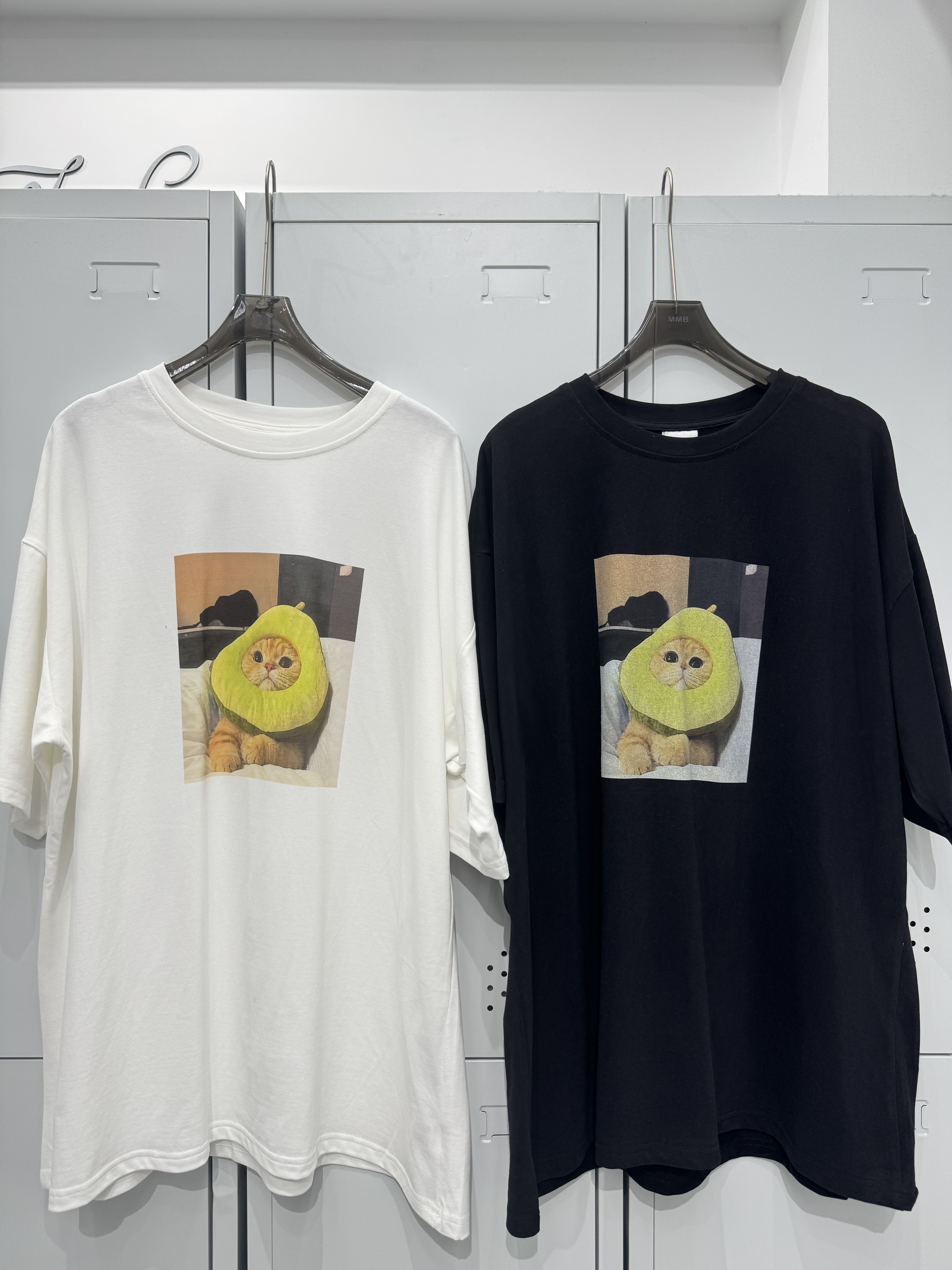 呆萌酪梨貓貓短tee
