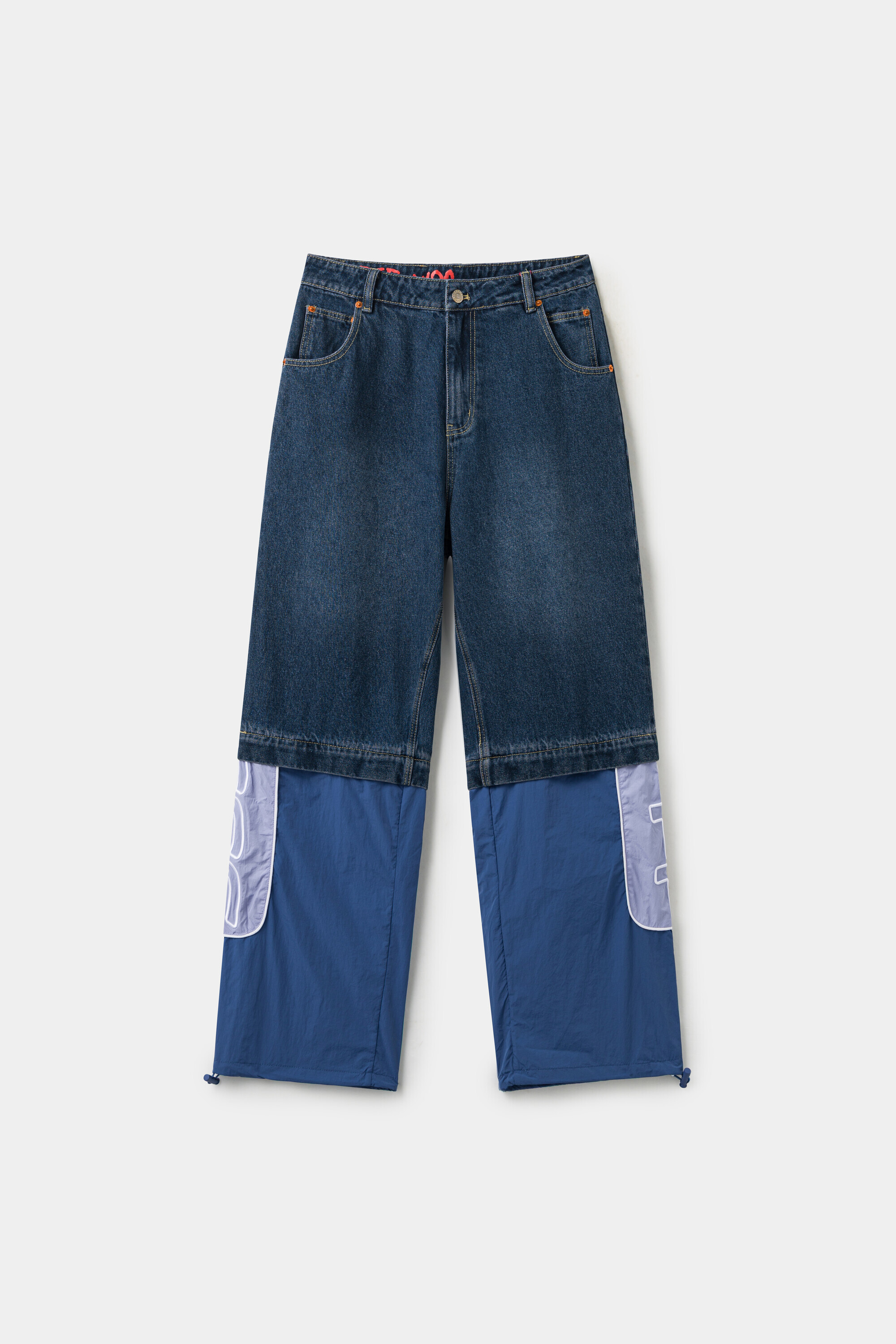 【Focus Store】現貨秒發 SSSTUFFF Hybrid Denim Track Pant ''Blue'' 可卸式牛仔褲