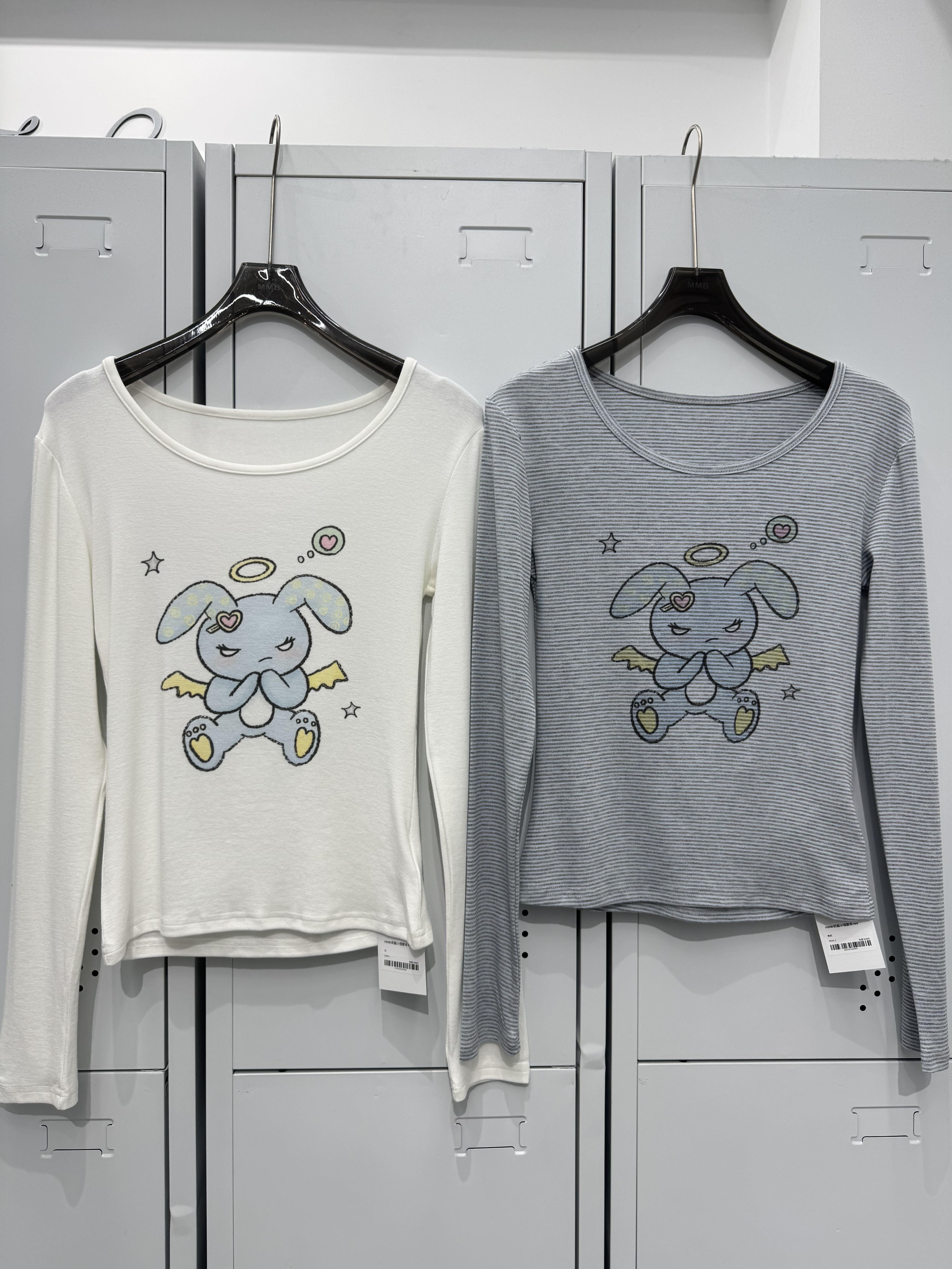 mmb奶藍小怪獸長tee