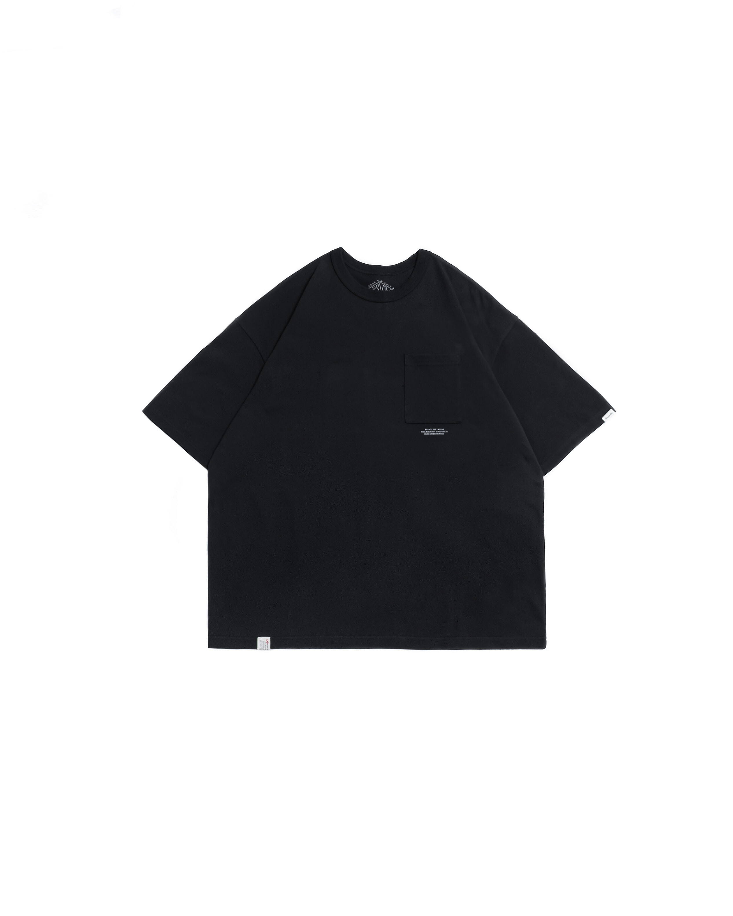 PERSEVERE TEXT-PRINT POCKET T-SHIRT 春夏標語口袋T恤