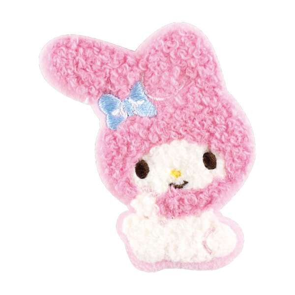 日本 Sanrio 絨毛刺繡貼紙 / 熨章 (全身款)
