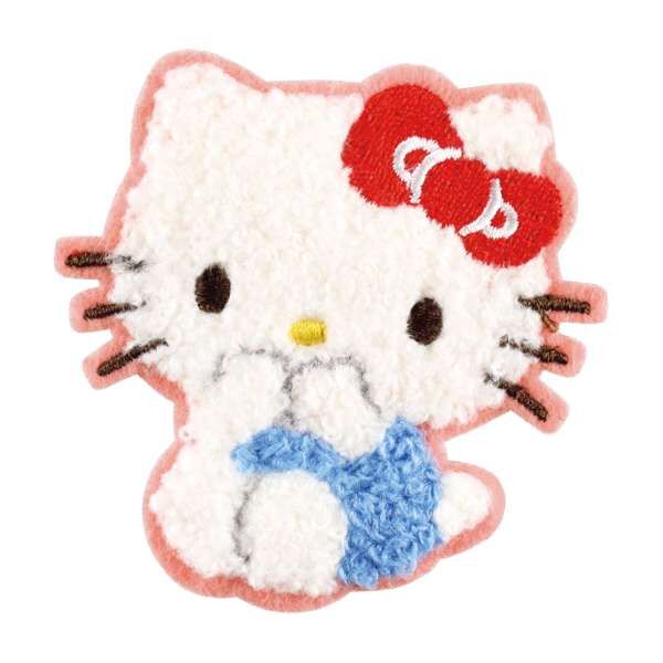日本 Sanrio 絨毛刺繡貼紙 / 熨章 (全身款)