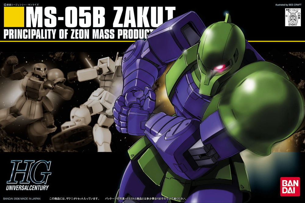 [0079] HG 1/144 MS-05B ZAKU I