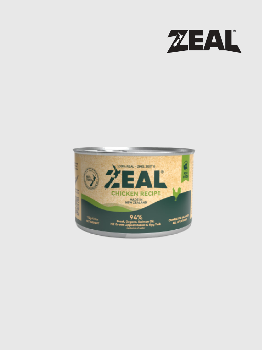 【ZEAL真致】鮮肉無穀犬主食罐 | 牧野雞 170g