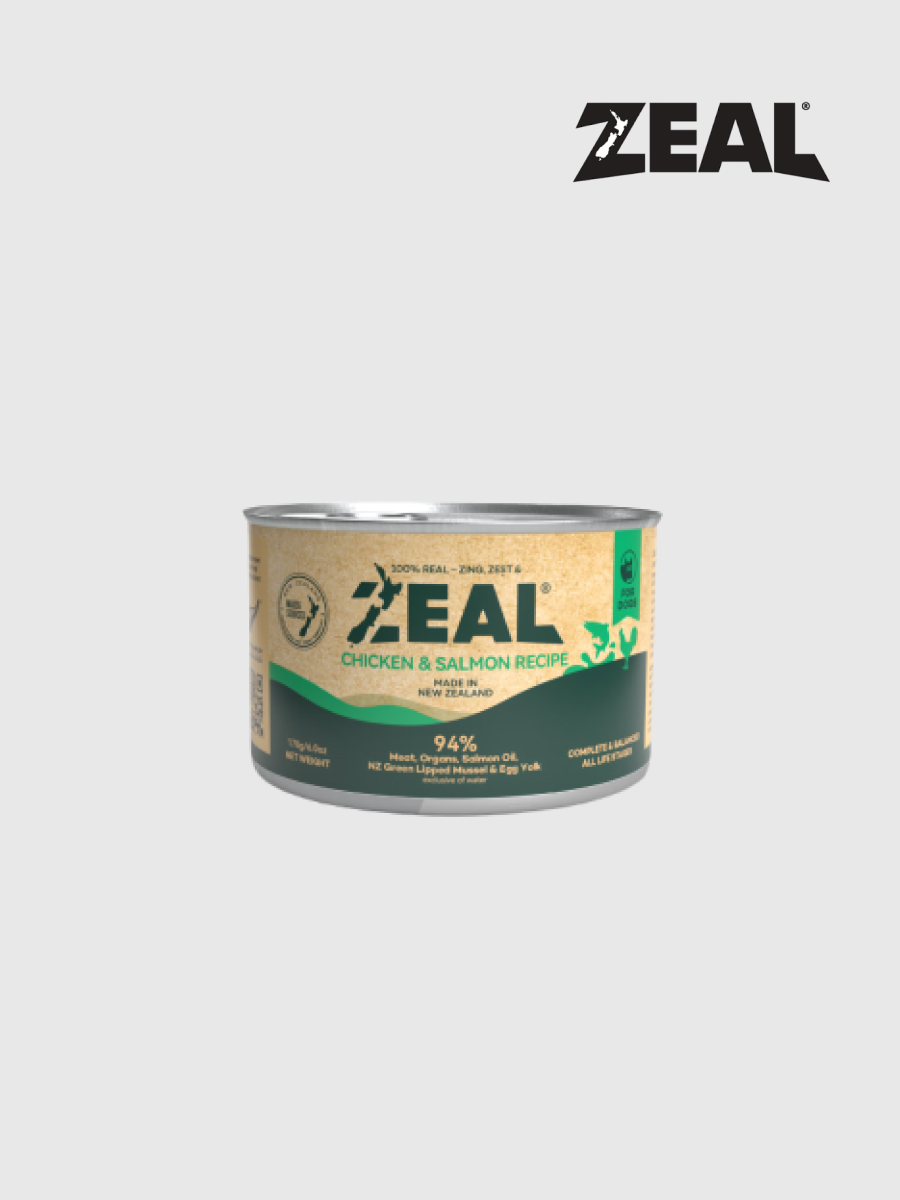 【ZEAL真致】鮮肉無穀犬主食罐｜野雞鮭 170g