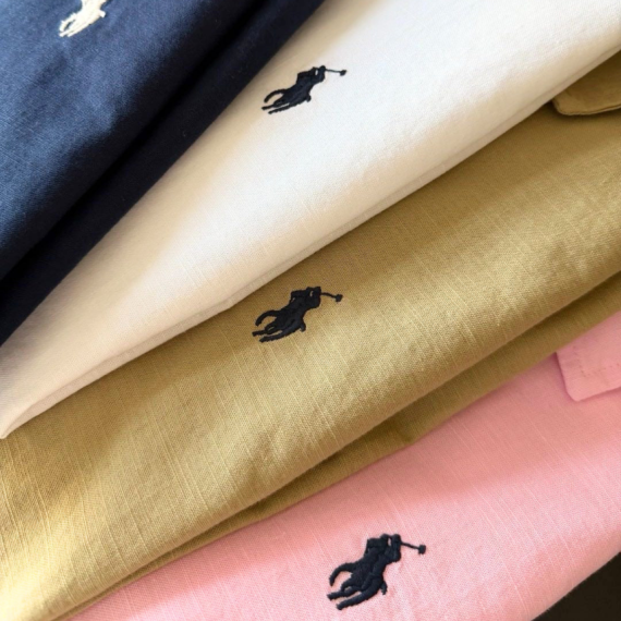 包郵優惠 RL POLO 亞麻短袖恤衫(4色) @2608
