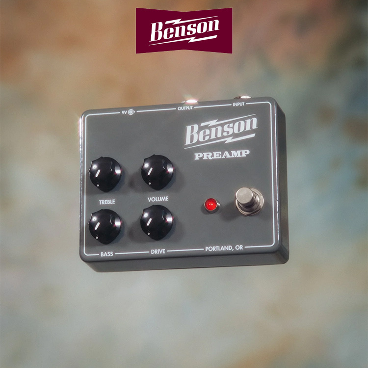 Benson Amps Preamp Pedal - Gray/White Standard 效果器