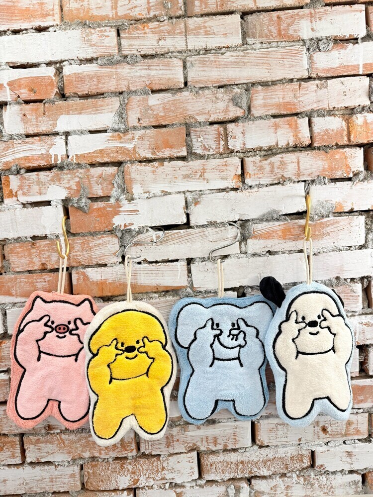 『4入組』比YA動物擦手巾((不列入會員折扣))