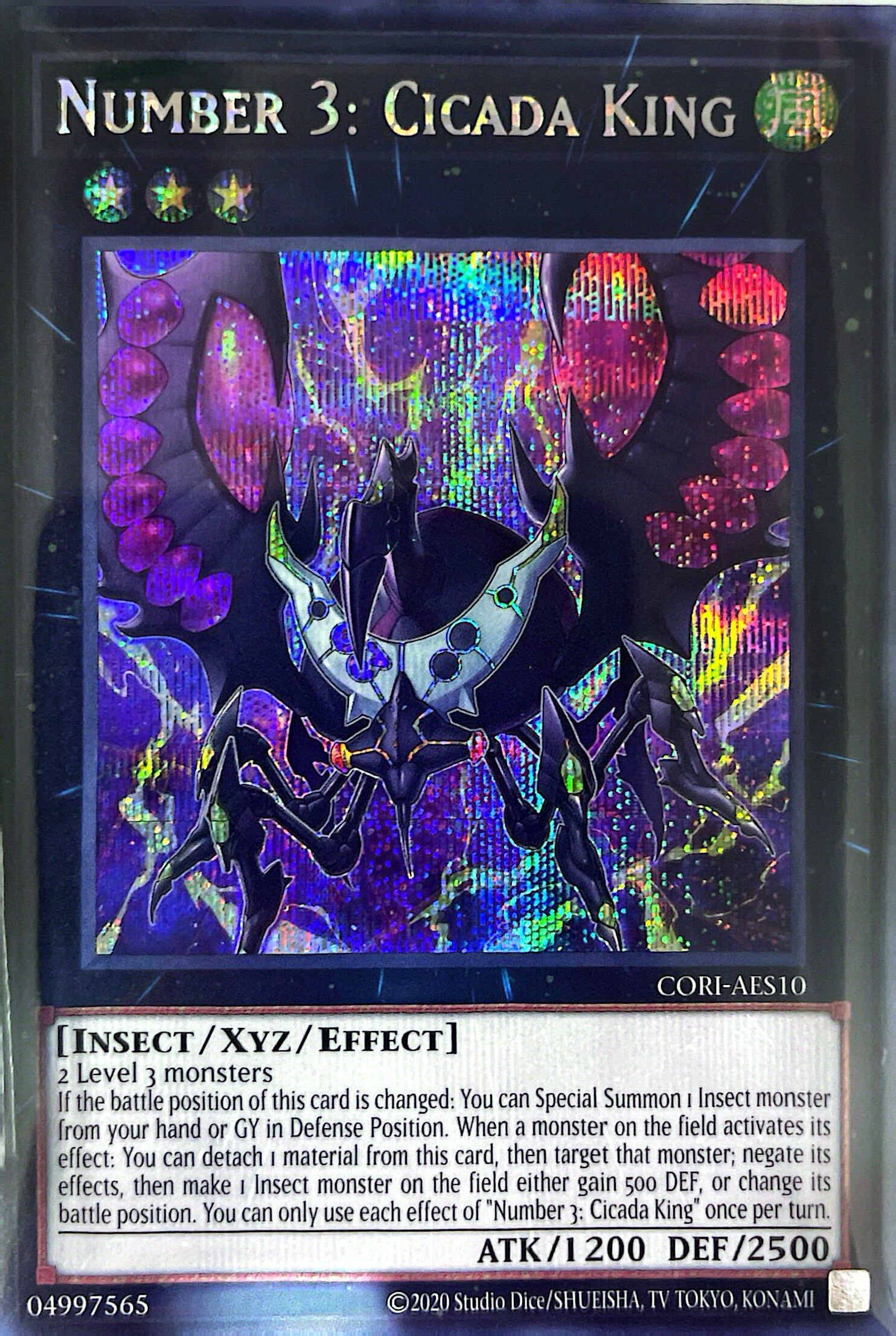 CORI-AES10 Number 3: Cicada King (SE)