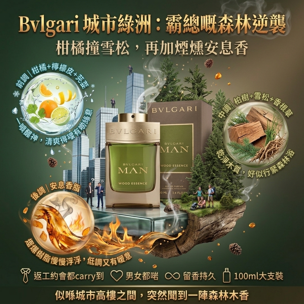 Bvlgari 綠意森林（城市森林）100ml