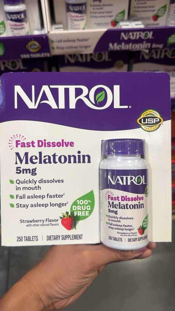 DS139 Natrol 褪黑素5mg 速溶片250粒 exp:2028.06