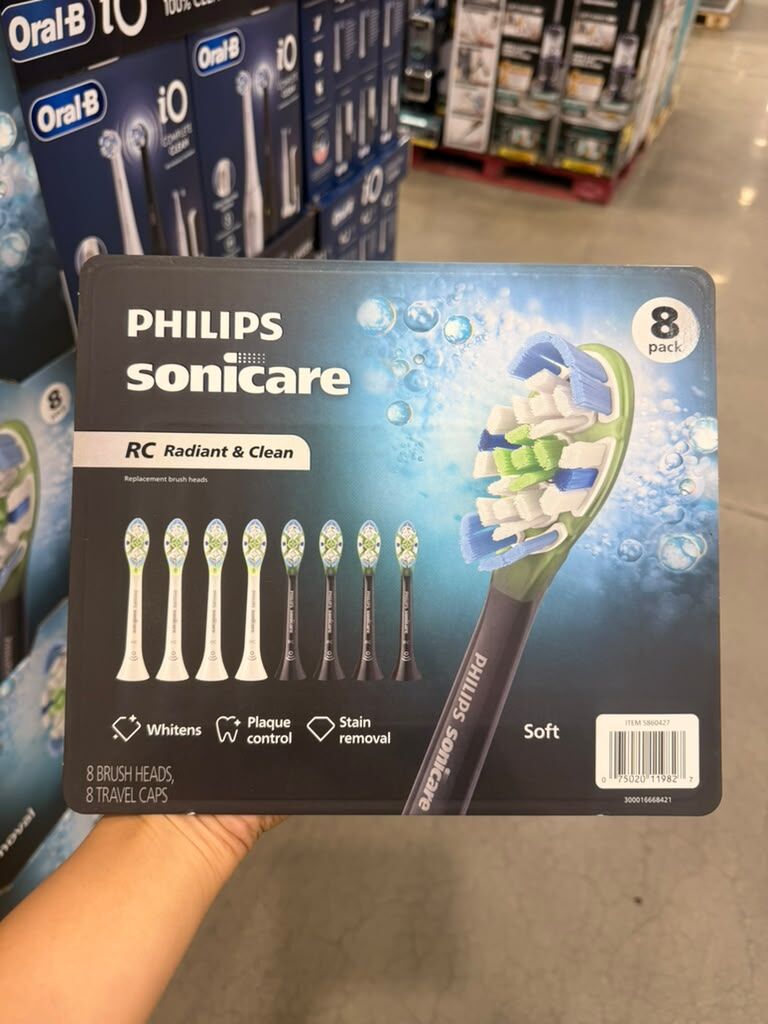 DS132 Philips Sonicare RC Radiant & Clean 替換電動牙刷頭8支裝