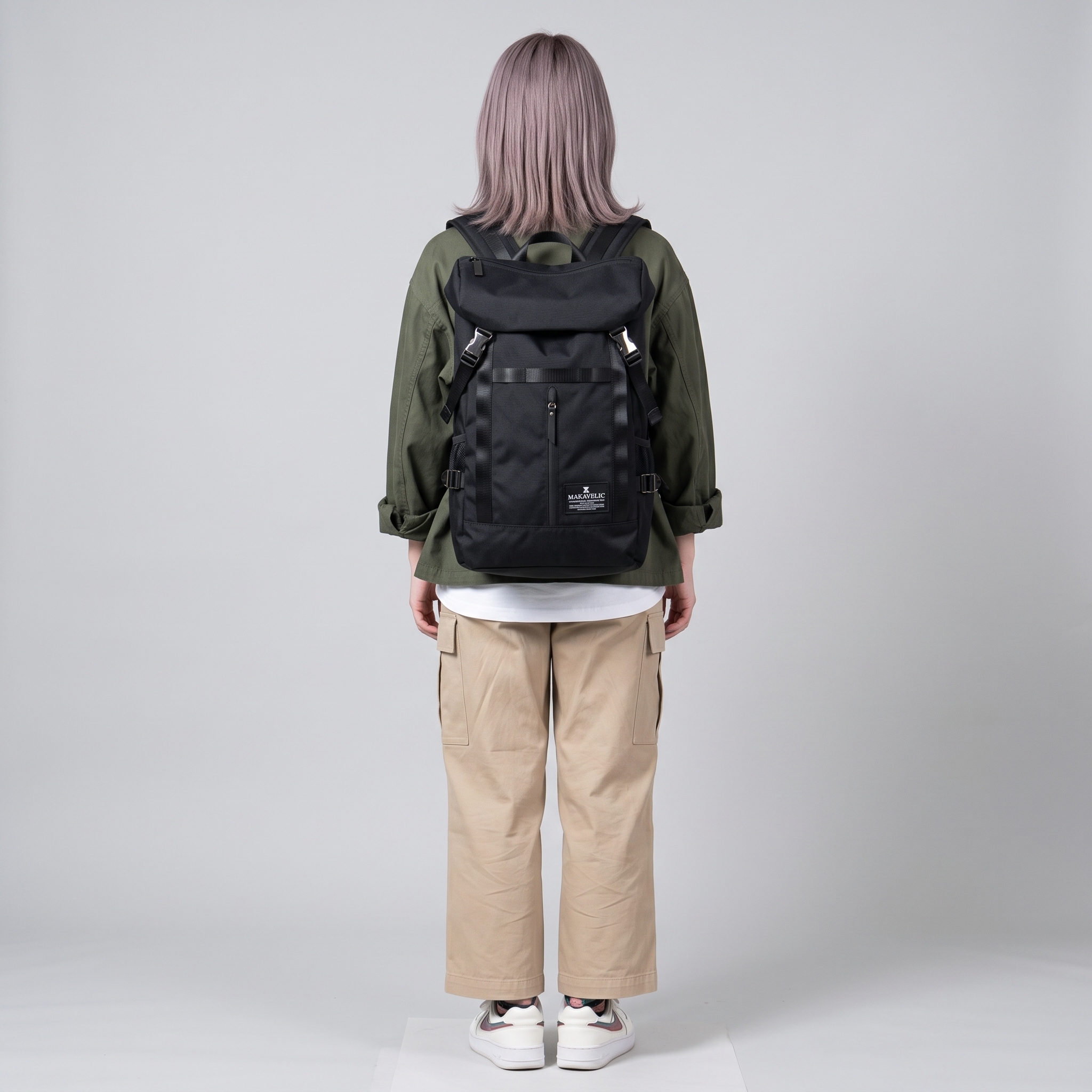 バッグ Makavelic Chase Double Line Backpack CHASE DOUBLE LINE 2 BACKPACK