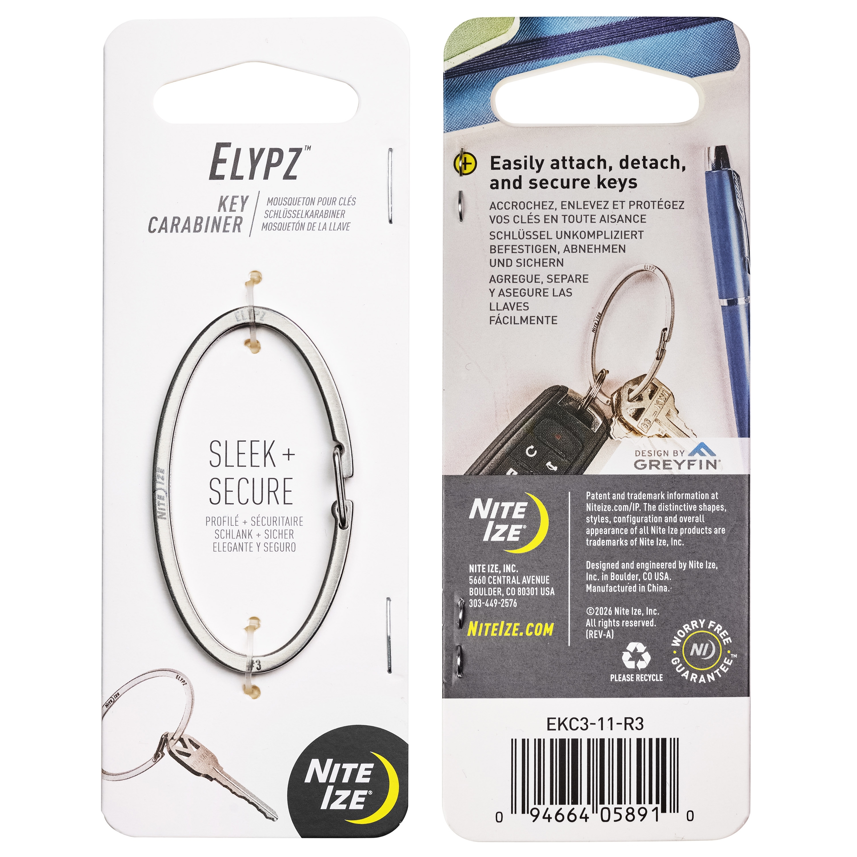 Nite Ize Elypz™ Key Carabiner | K.T.Tactical