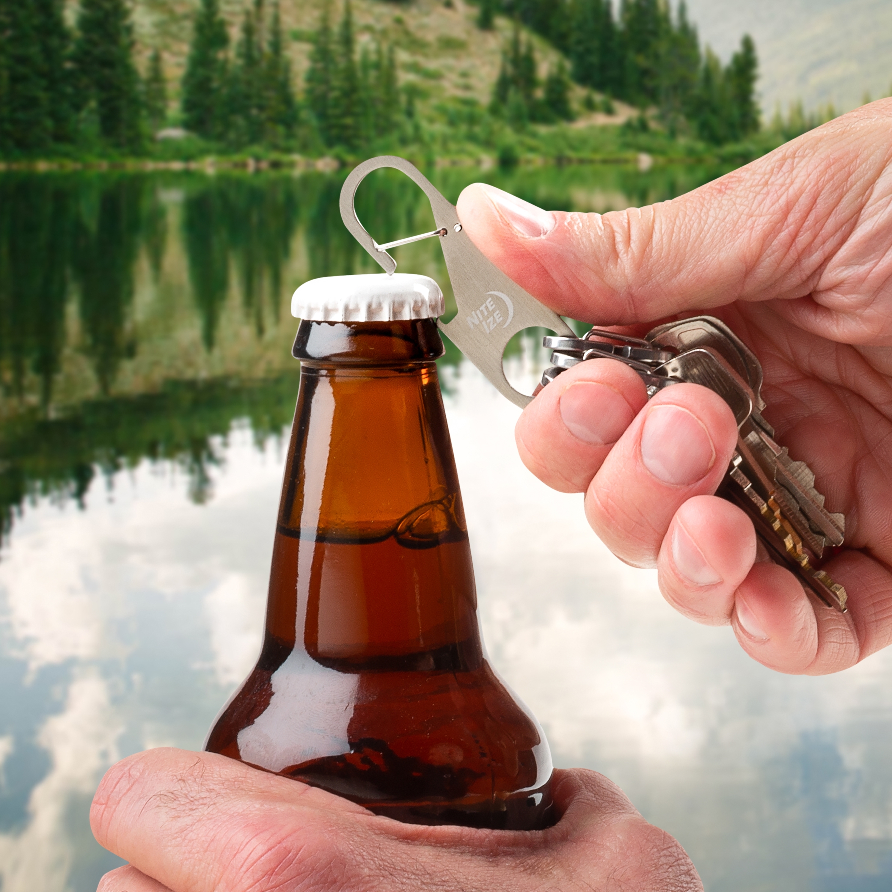 Nite Ize Z-Rack™ Keychain Bottle Opener | K.T.Tactical