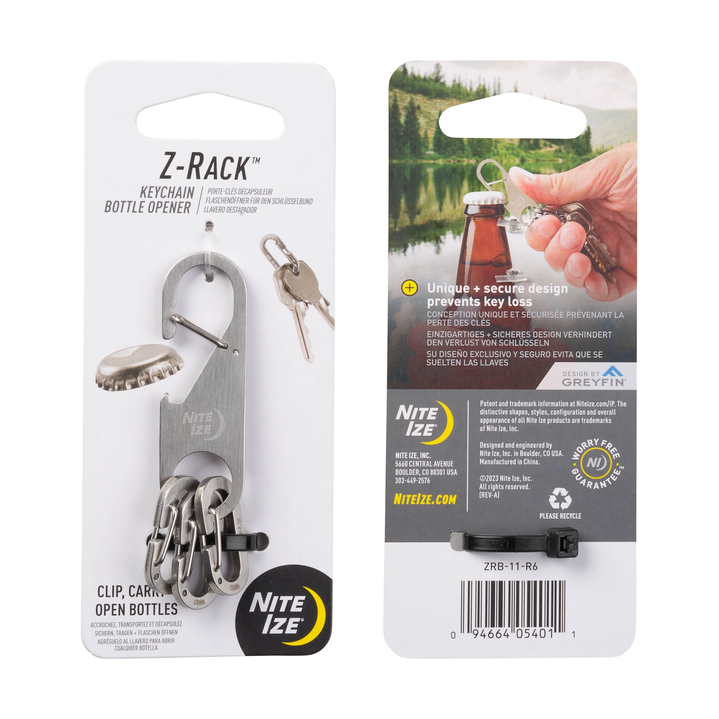 Nite Ize Z-Rack™ Keychain Bottle Opener | K.T.Tactical
