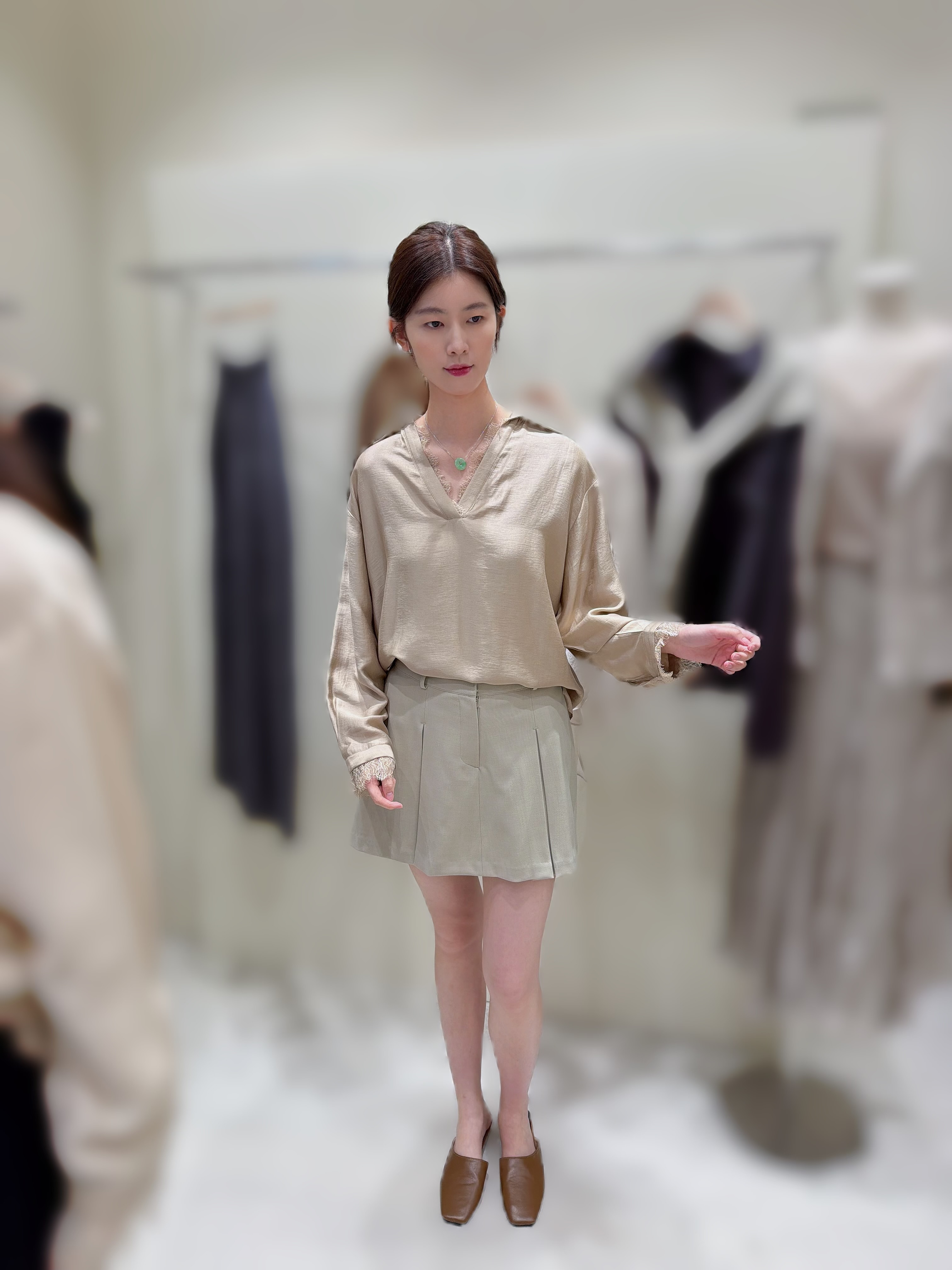 AG16 裙褲 腰26-36 HIP40 長15 $509