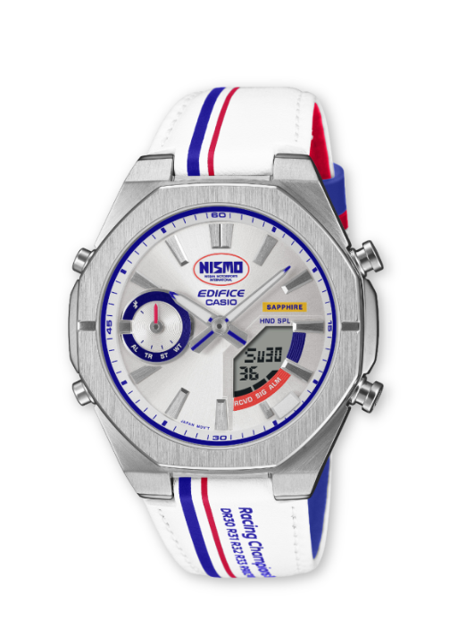 Casio 43mm NISMO 標誌限量版 ECB-S10NIS-7A