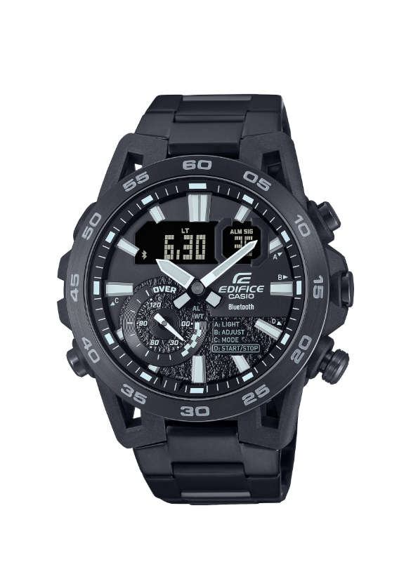 Casio 48mm 藍牙連接 ECB-40BK-1A