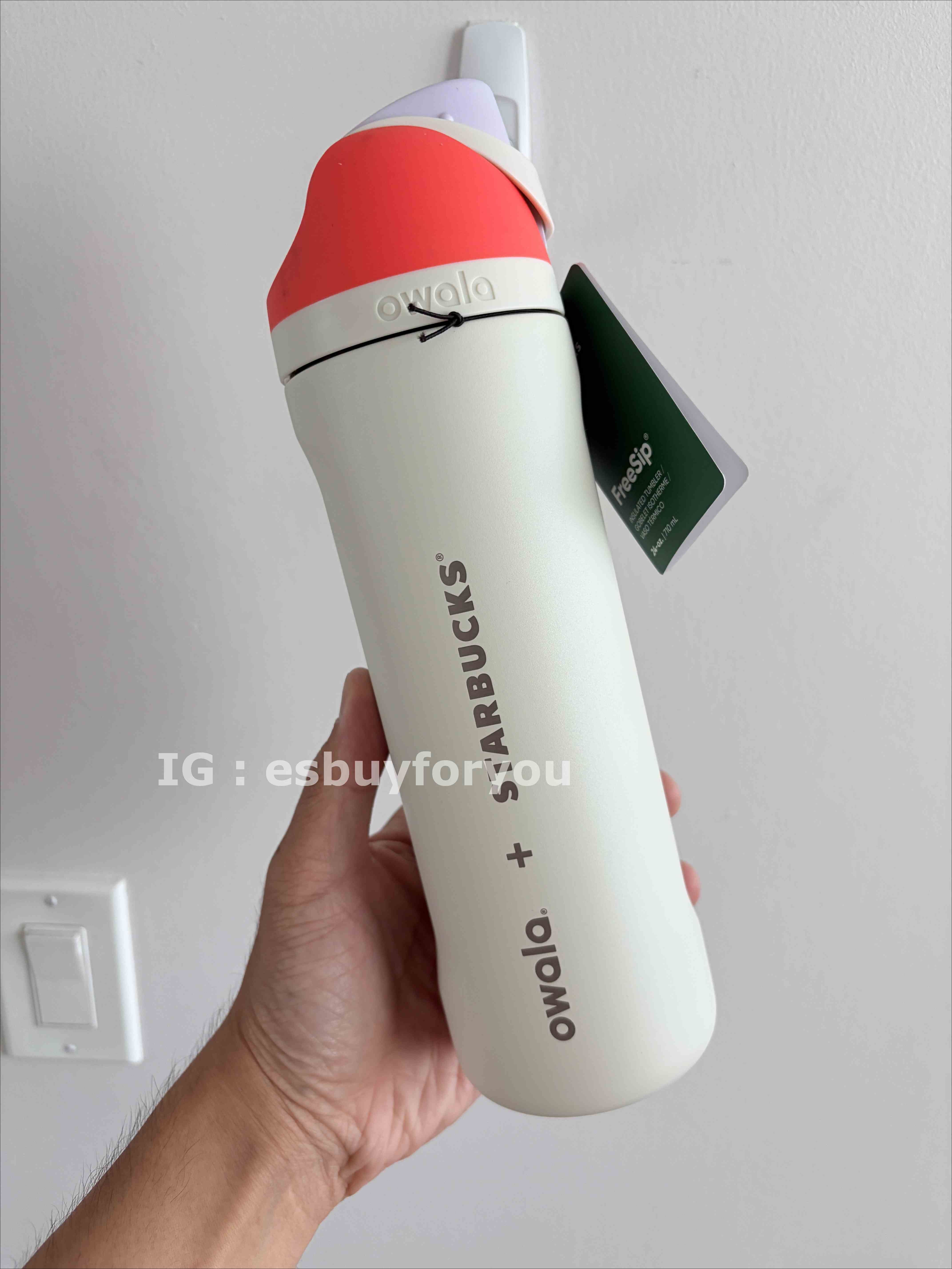 【限時】星巴克 x Owala 聯名款(24oz 710ML) 秋季系列 不鏽鋼 FreeSip 水壺 (內有吸管)
