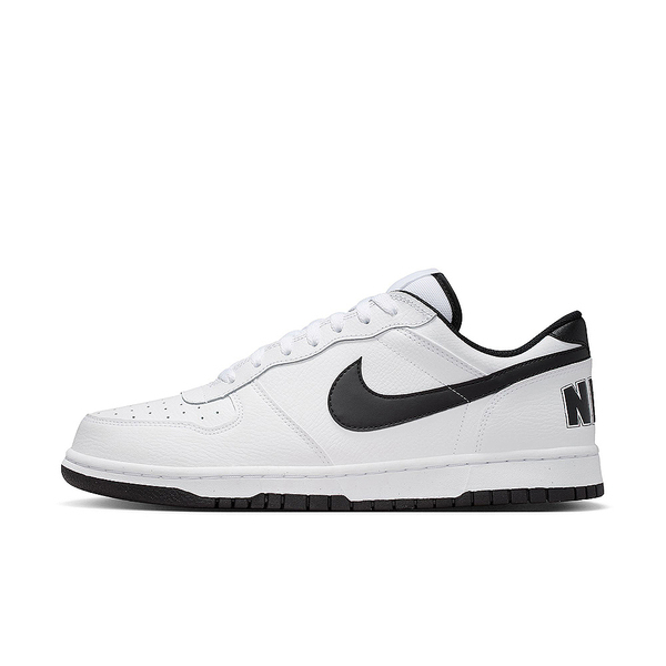 Nike 耐吉 Big Nike Low 355152-109 男 運動休閒鞋 低筒 基本款 舒適 白黑