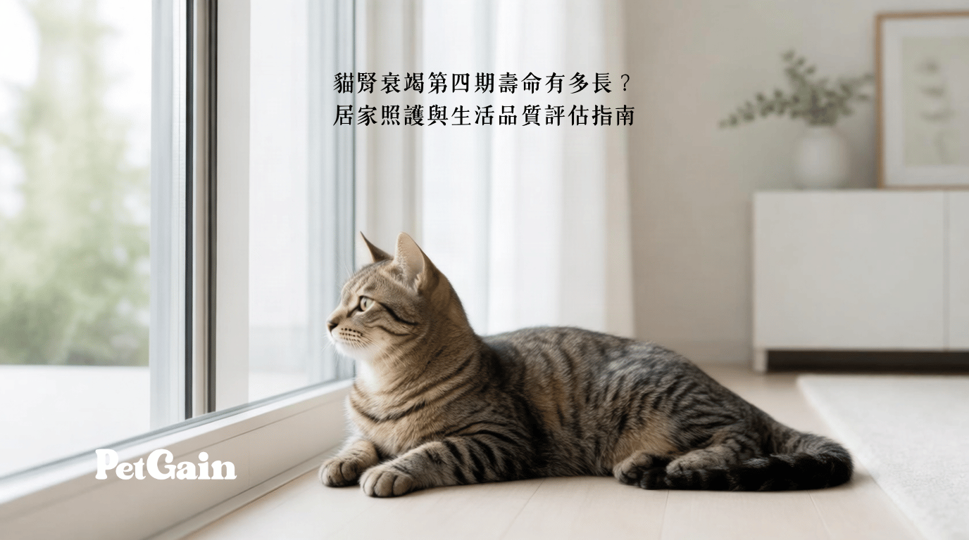 貓腎衰竭第四期壽命有多長？居家照護與生活品質評估指南