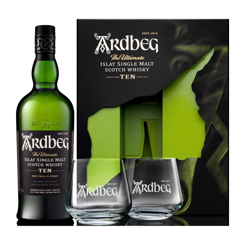 Ardbeg 10 Years Islay Single Malt 連杯禮盒 700ml