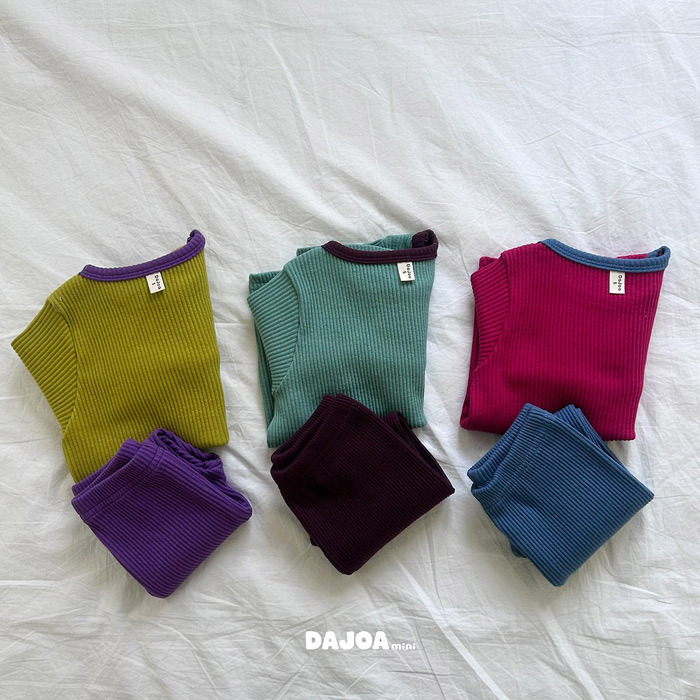 正韓秋DAJOA 三色莫蘭迪色家居服套裝