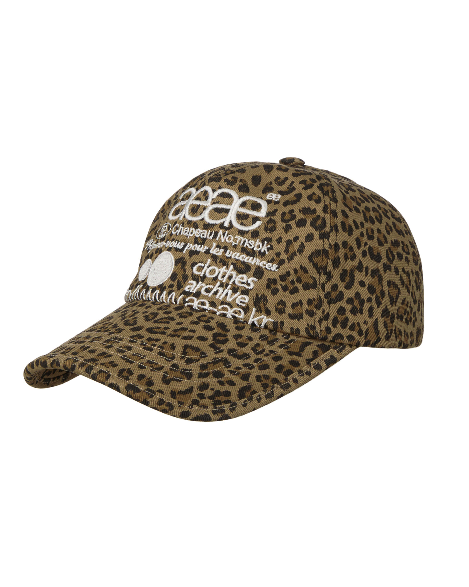 WEB LOGO LEOPARD CAP