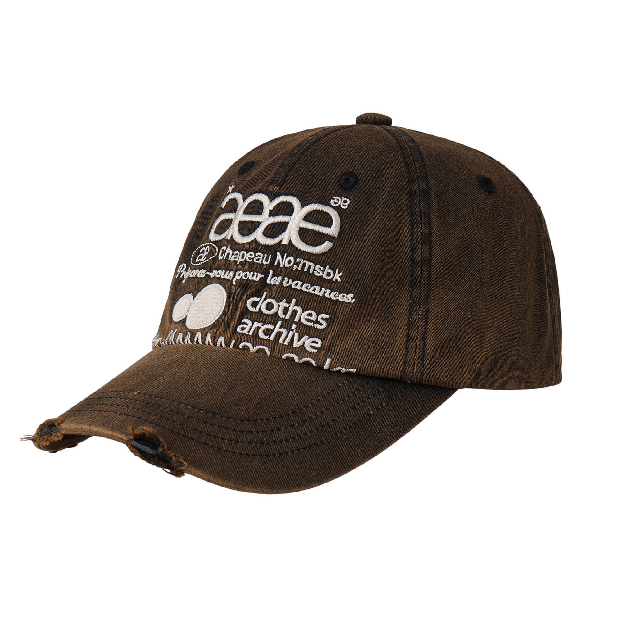 WEB LOGO DAMAGED CAP
