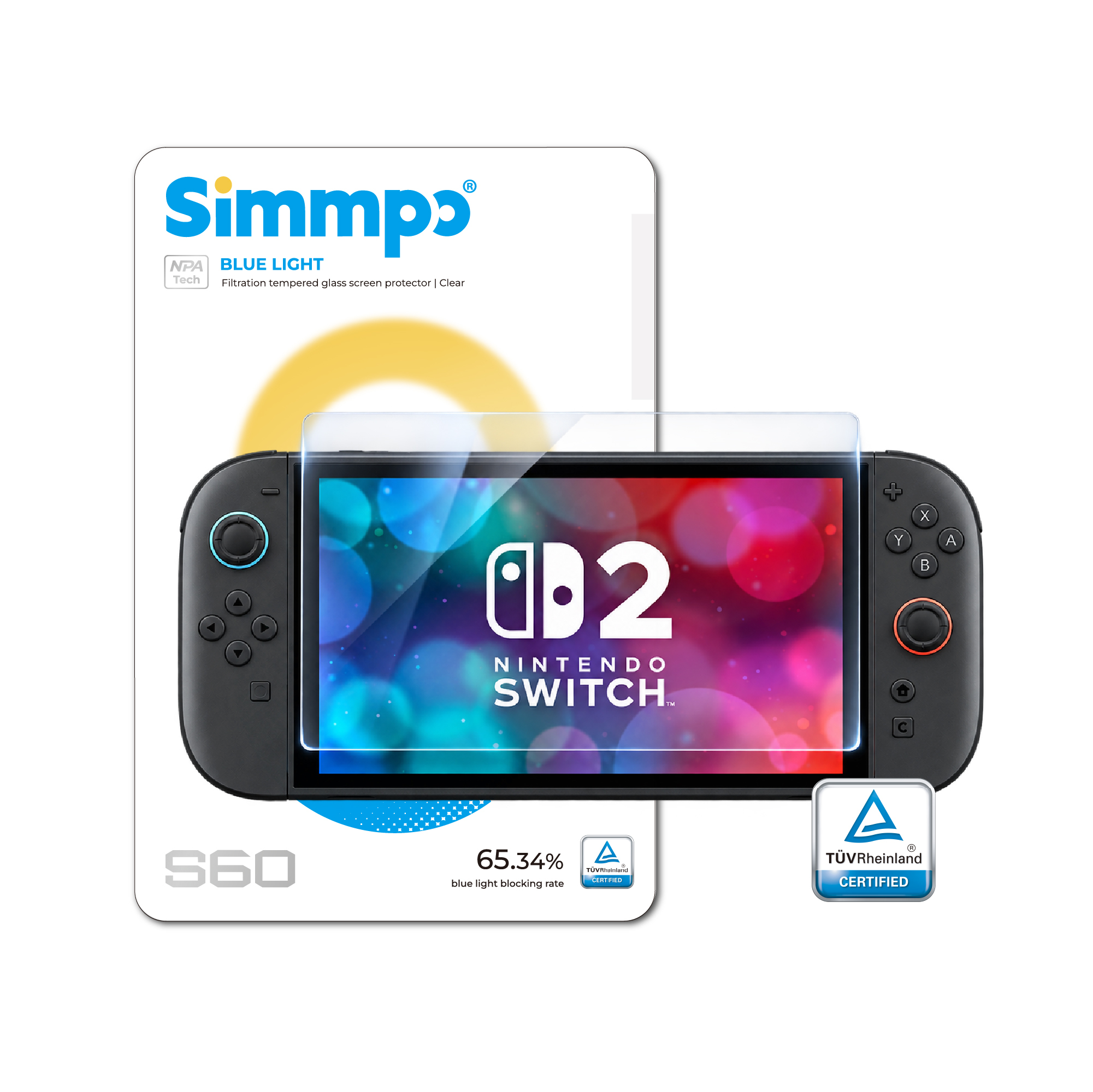 S-60 Switch 2 抗藍光護眼保護貼