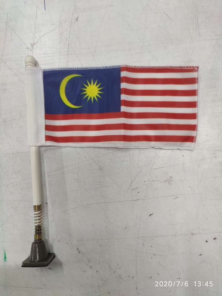 Malaysia Flag Car Flag / Spring Flag / Hand Flag / Flagline 🇲🇾 | Malaysia & Johor | Polyester | Ready Stock