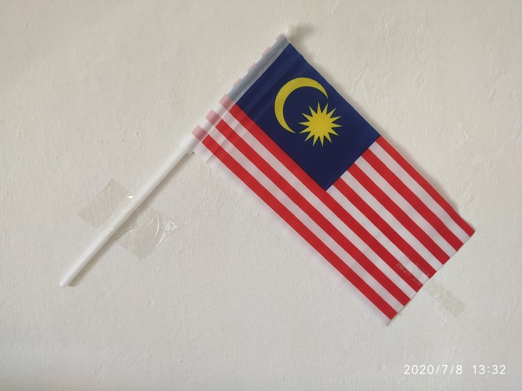 (Cotton) Malaysia Flag Car Flag / Spring Flag / Hand Flag / Flagline 🇲🇾 | Malaysia & Johor | Polyester | Ready Stock