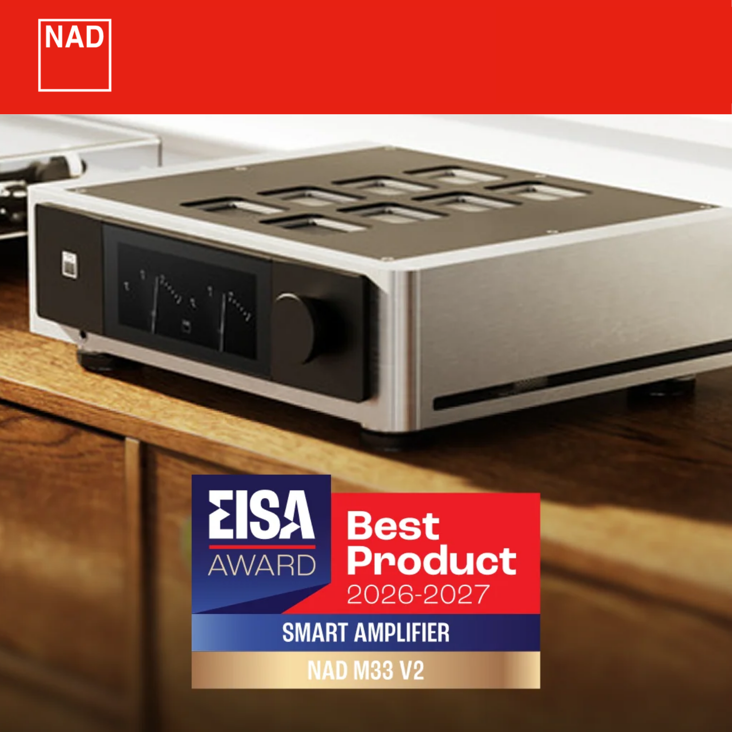 NAD M33 V2 Master系列 BluOS® Dirac串流播放DAC放大器