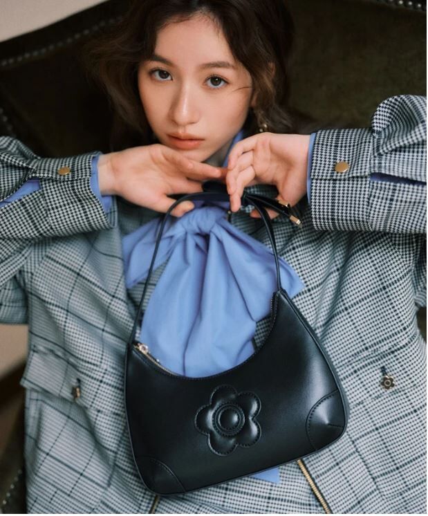 [預購] MARY QUANT×VIS Daisy 蝴蝶結單肩包