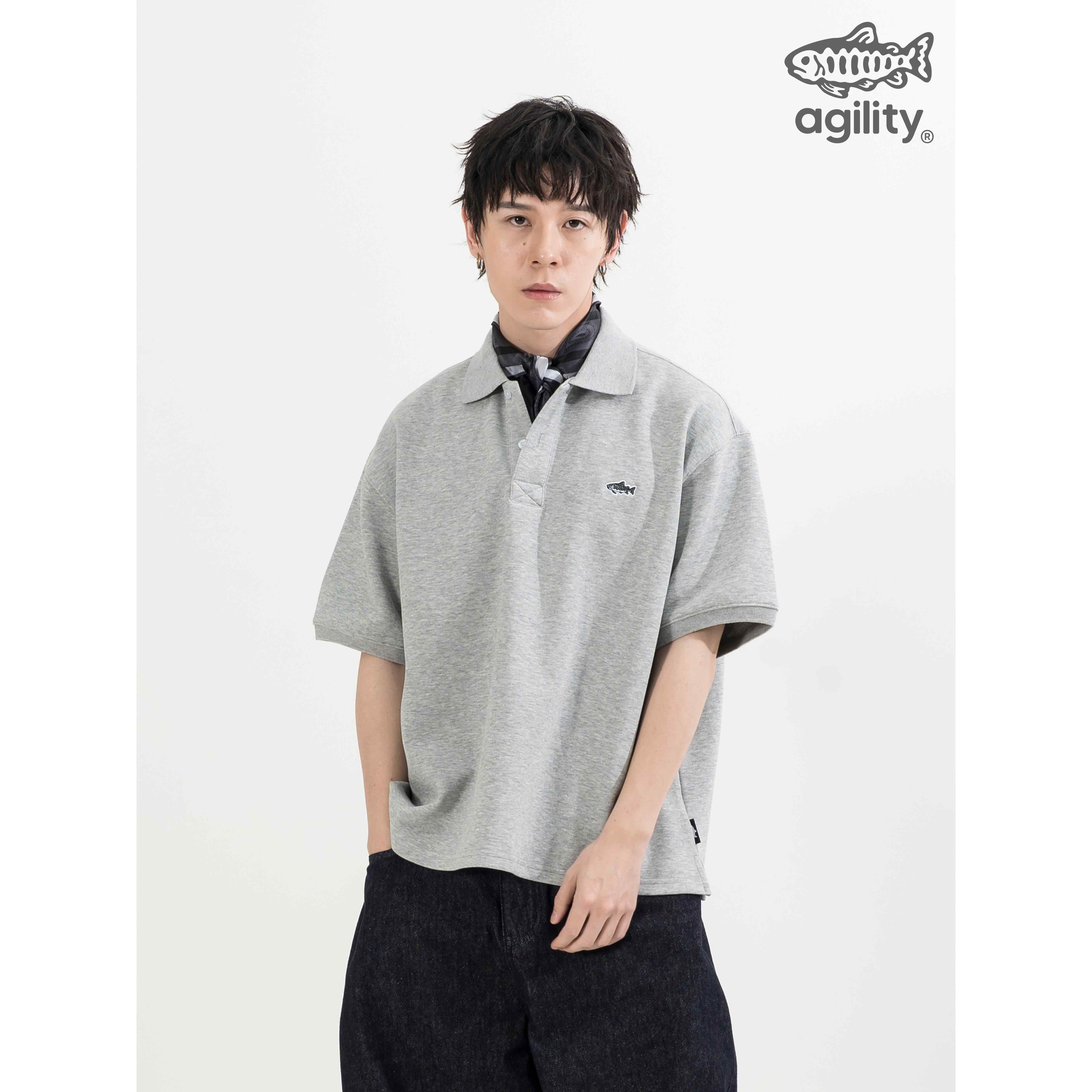 AGILITY Embroidery Polo Shirts 鮭魚刺繡 短袖 Polo衫 [AGB-1]