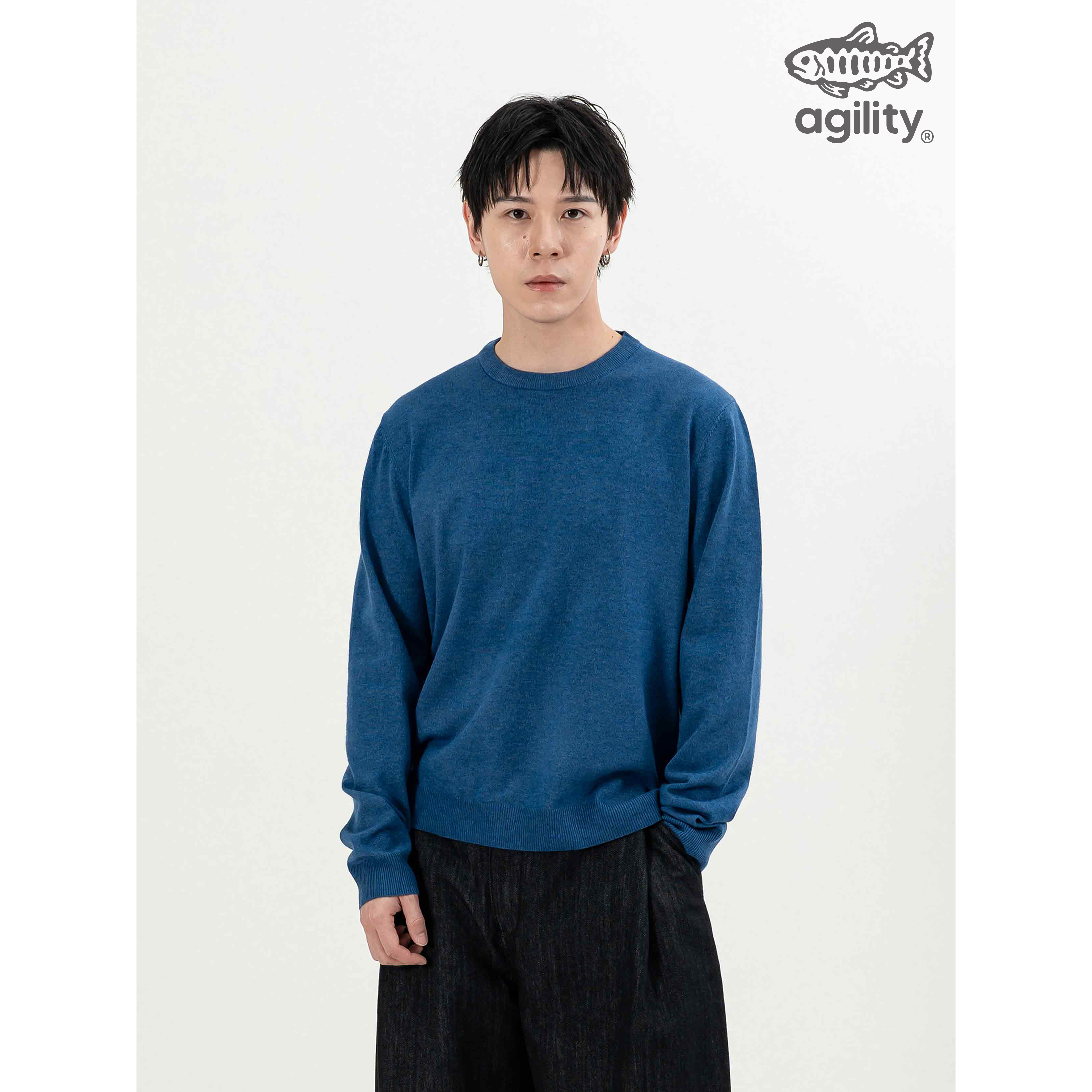 AGILITY Knit Crewneck LS Top 輕膚針織 圓領長袖上衣 [KW-S]