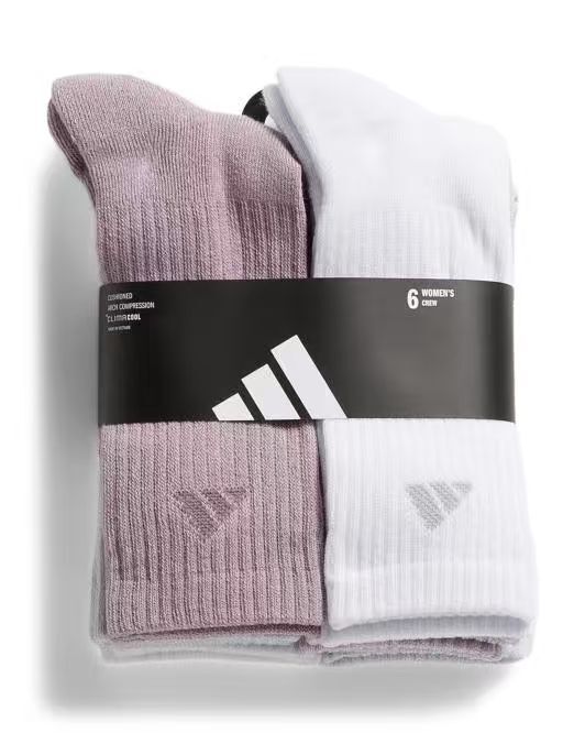 【預購】adidas H082654 運動中筒襪 (6雙裝)
