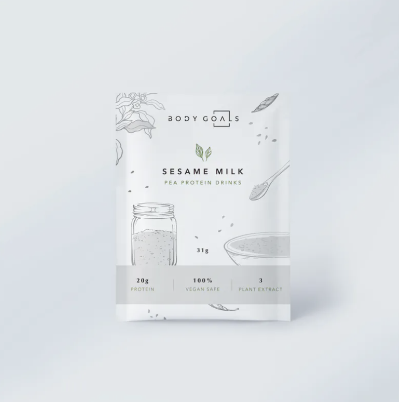 BODY GOALS  純素豌豆多效蛋白飲 - 芝麻歐蕾