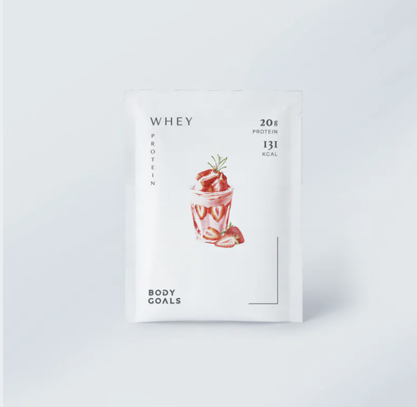 BODY GOALS 多效乳清蛋白飲-草莓牛奶
