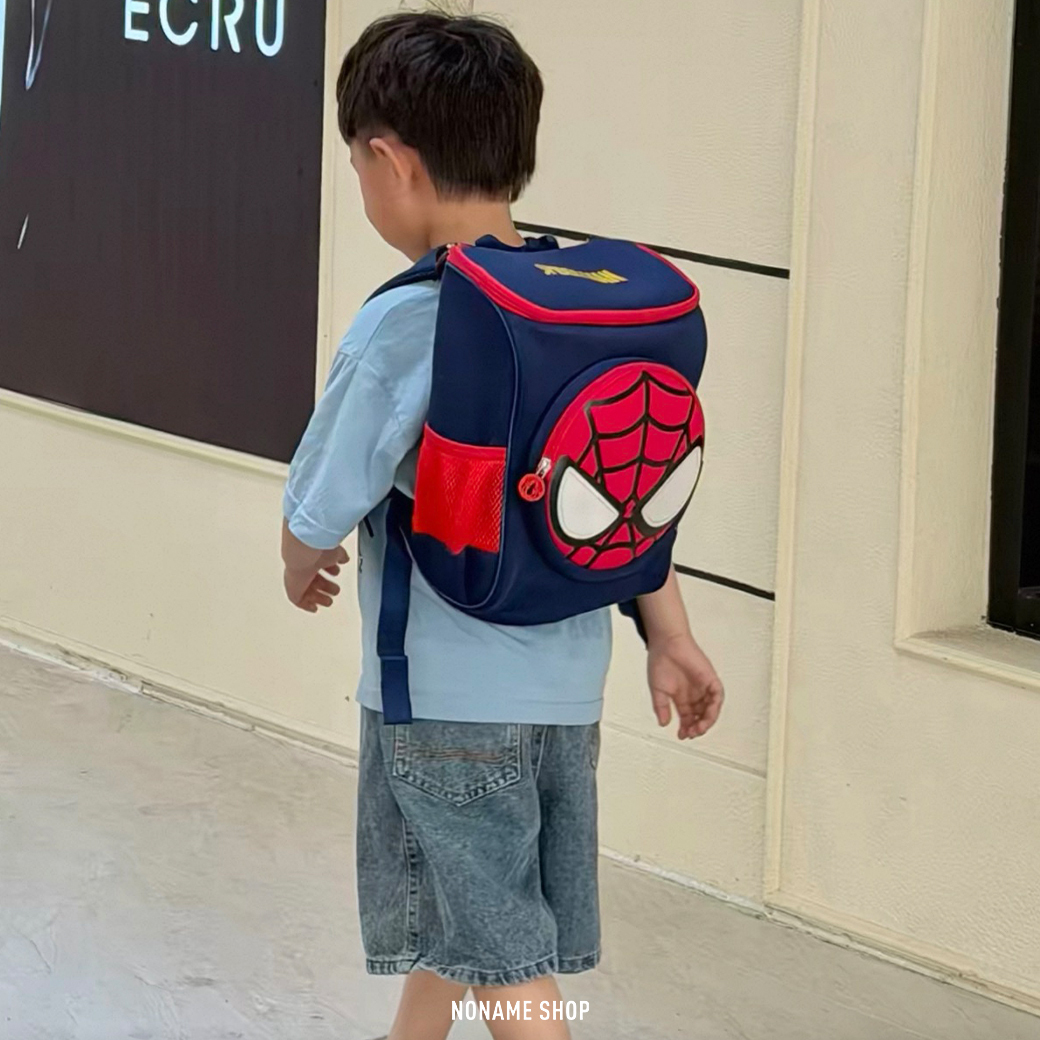 迪士尼 蜘蛛人 造型 立體 反光 雙肩 後背包 小孩 幼兒 三款