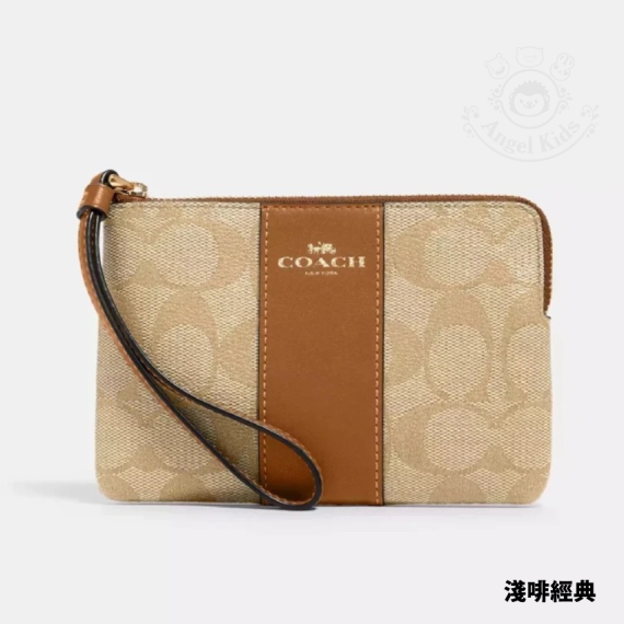 包郵優惠 Coach Corner Zip Wristlet 系列 #2607