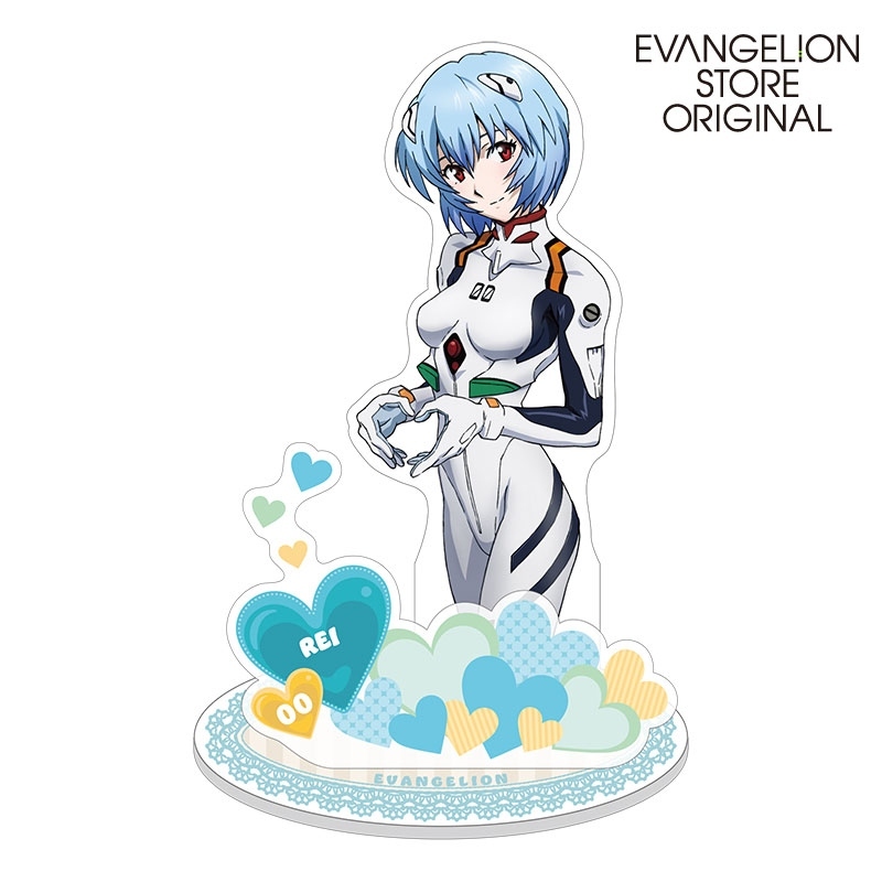 EVA STORE新世紀福音戰士日版壓克力立牌-零 戰鬥服(比心)