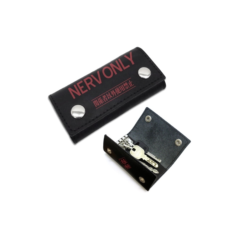 新世紀福音戰士日版真皮鑰匙收納套-NERV